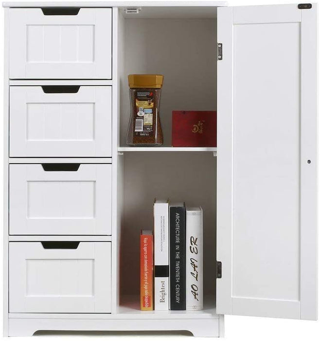 HOMEBI 4 Drawer Storage Cabinet