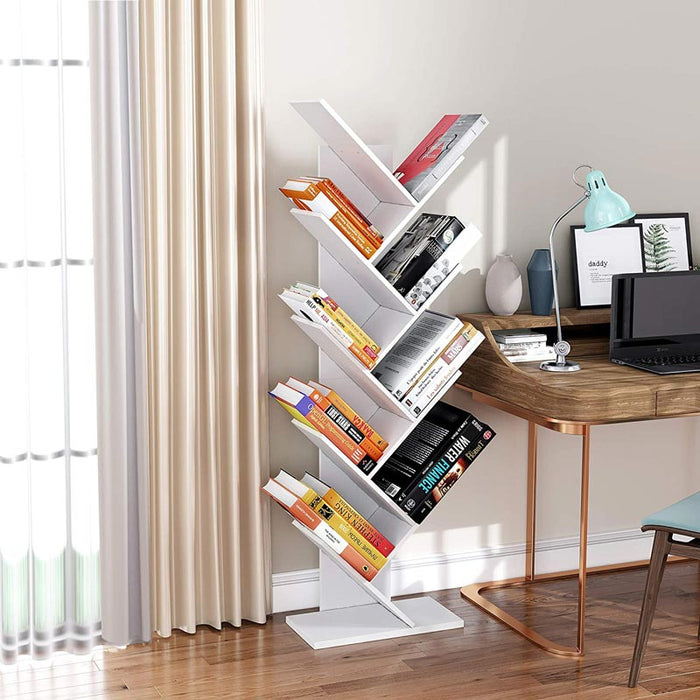 HOMEBI 9-Shelf Bookshelf