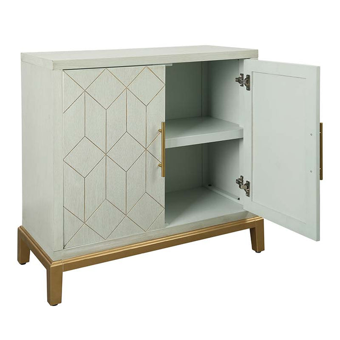 HOMEBI Modern Storage Cabinet, Free Standing Cabinet with Doors